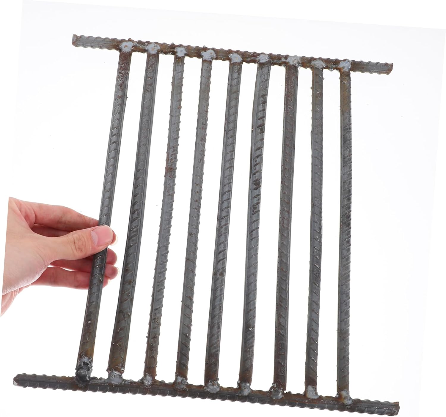 Yardwe Heavy Duty Steel Bar Grate for Outdoor Fire Pit and Indoor Fireplace Heat Resistant Cooking Grate for BBQ and Campfire Cooking