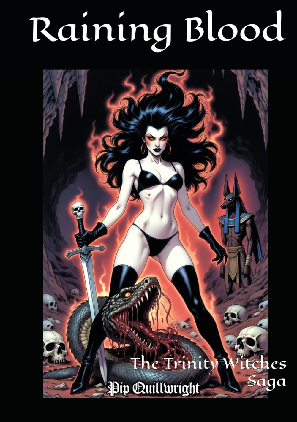 Raining Blood: Fully Illustrated Edition: The Trinity Witches Saga (The Trinity Witches Saga: Fully Illustrated Edition)