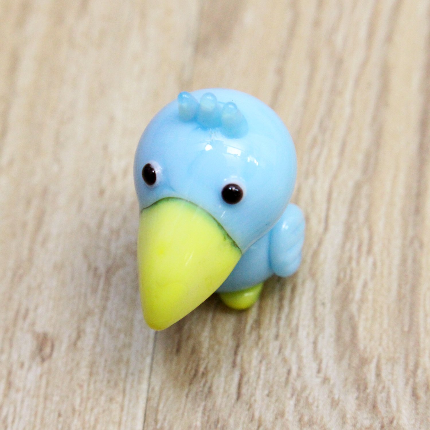 Amazon.co.jp: フォーカート 置物 ブルー H22mm かわいい 手作り