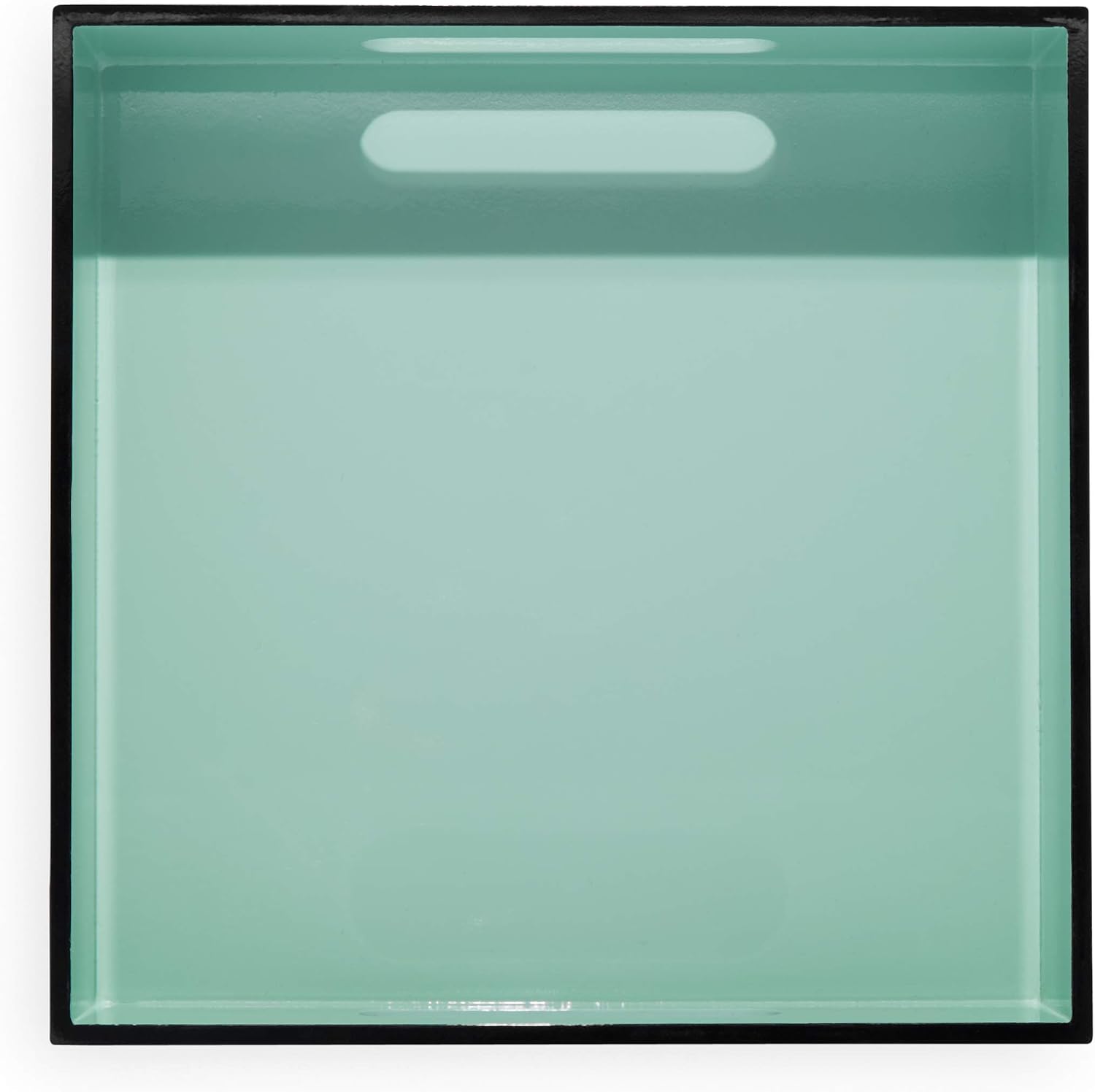 Now House by Jonathan Adler Chroma Square Lacquer Tray, Mint