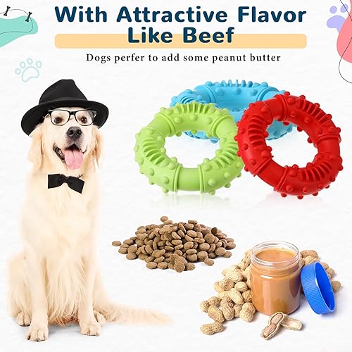 Miniatura 5 de Shappy 3 piezas de juguetes masticables para perros masticadores agresivos de raza grande, resistentes y duraderos interactivos para perros,