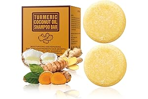 Earthling Co Ginger Hair Regrowth Shampoo Bars: Promote Strong, Luscious Hair Naturally