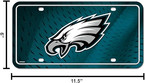 Vista 38 de Rico Industries Placa de matrícula de metal unisex para adultos de la NFL