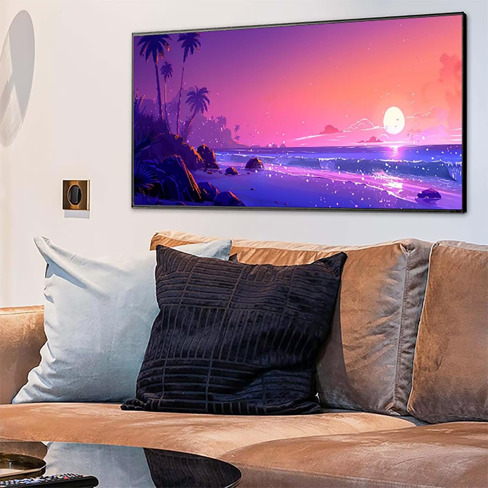 Tramonto Diamond Painting Grandi Dimensioni 70x140cm, Diamond Painting 7-12