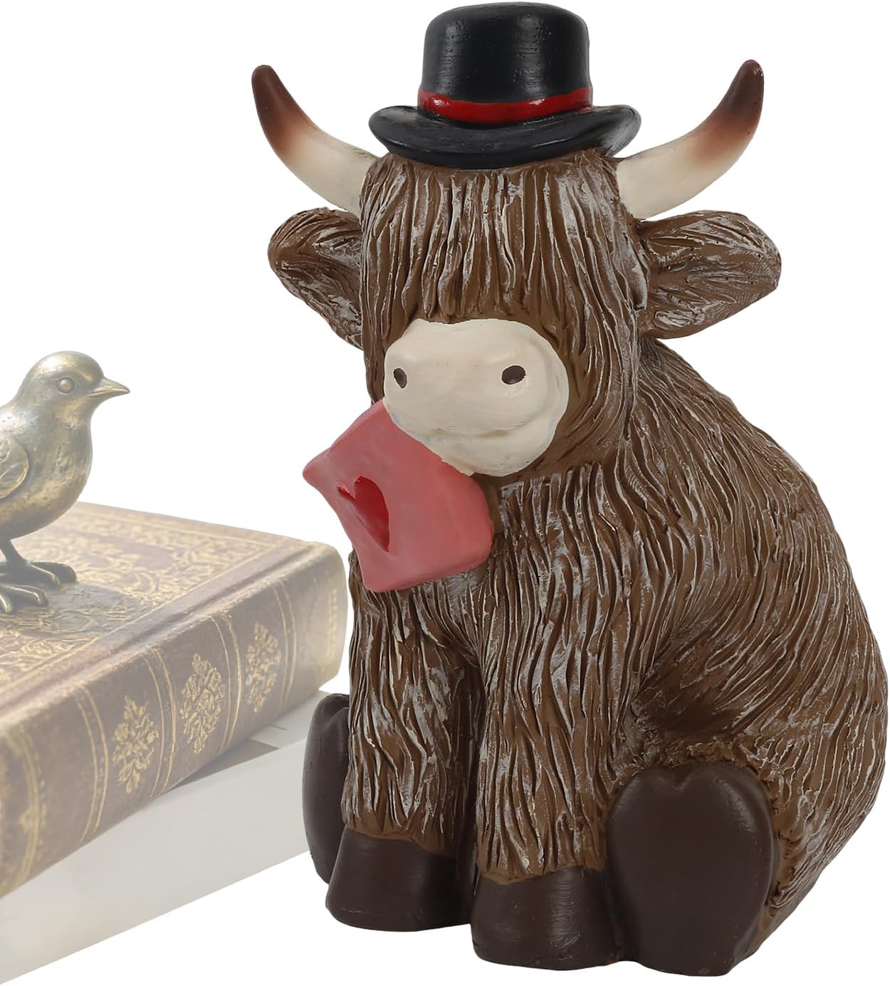 Light Up Cows,Valentine's Day Tabletop Calf Figurines,Soft Glow Animal Lamp | for Kitchen Nursery Desk Nightstand Home Counter Bedroom Office