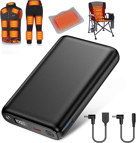 30000mAh Heated Vest Battery Pack 7.4V Heating Vest Battery Bank