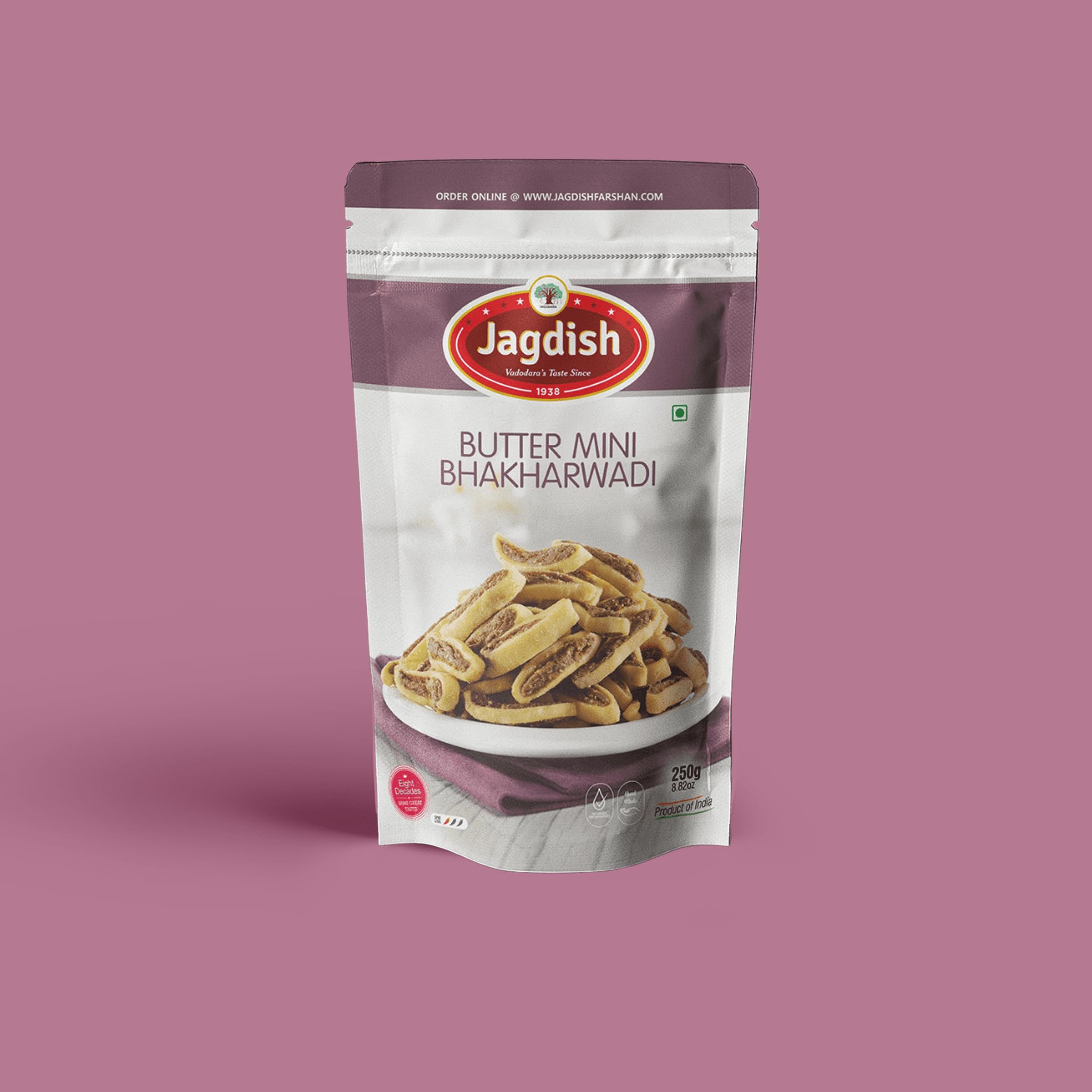 Jagdish Farshan Butter Mini Bhakharwadi Namkeen || 250 GMS Pack of 4 (B08WC94VY5) Amazon Price History, Amazon Price Tracker