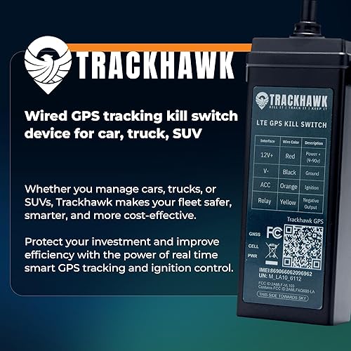 Miniatura 2 de Trackhawk VL03 Interruptor de apagado GPS 4G LTE Tracker - Seguimiento en tiempo real para automóviles, camiones y remolques, monitoreo de vehículos