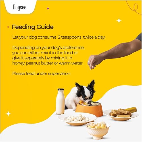 Miniatura 6 de Dogsee Activet Plus - 1.5 libras  Suplemento de proteína y calcio 100% natural para perros  Suplemento alimenticio para perros  Vitaminas y