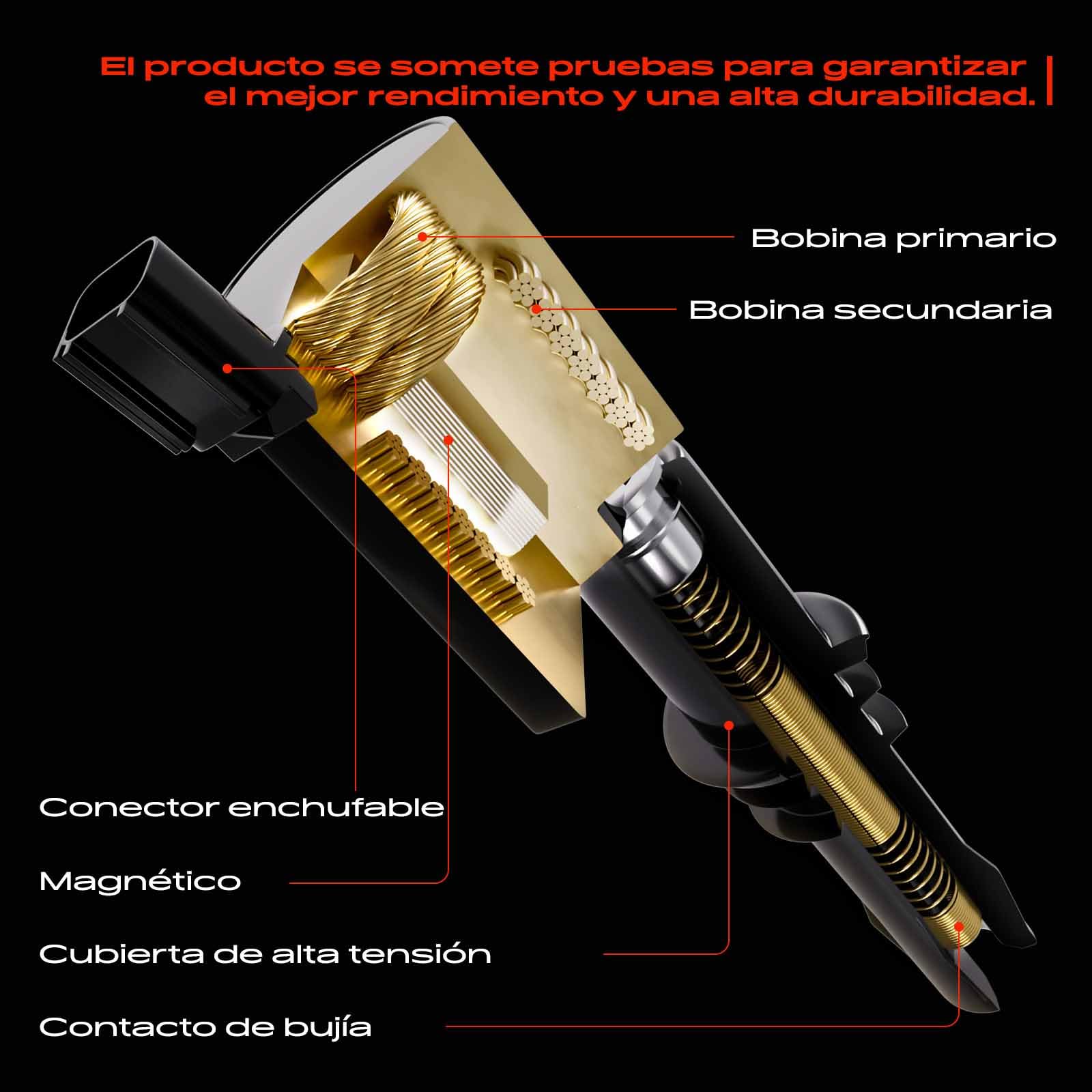 Frankberg 6 bobinas de encendido módulo de encendido 12131726176 | Compatible con: Serie 8 E31, Serie 3 E36, Serie 3 Coupé E36, Serie 7 E38, Serie 3 Convertible E36, Serie 5 E34