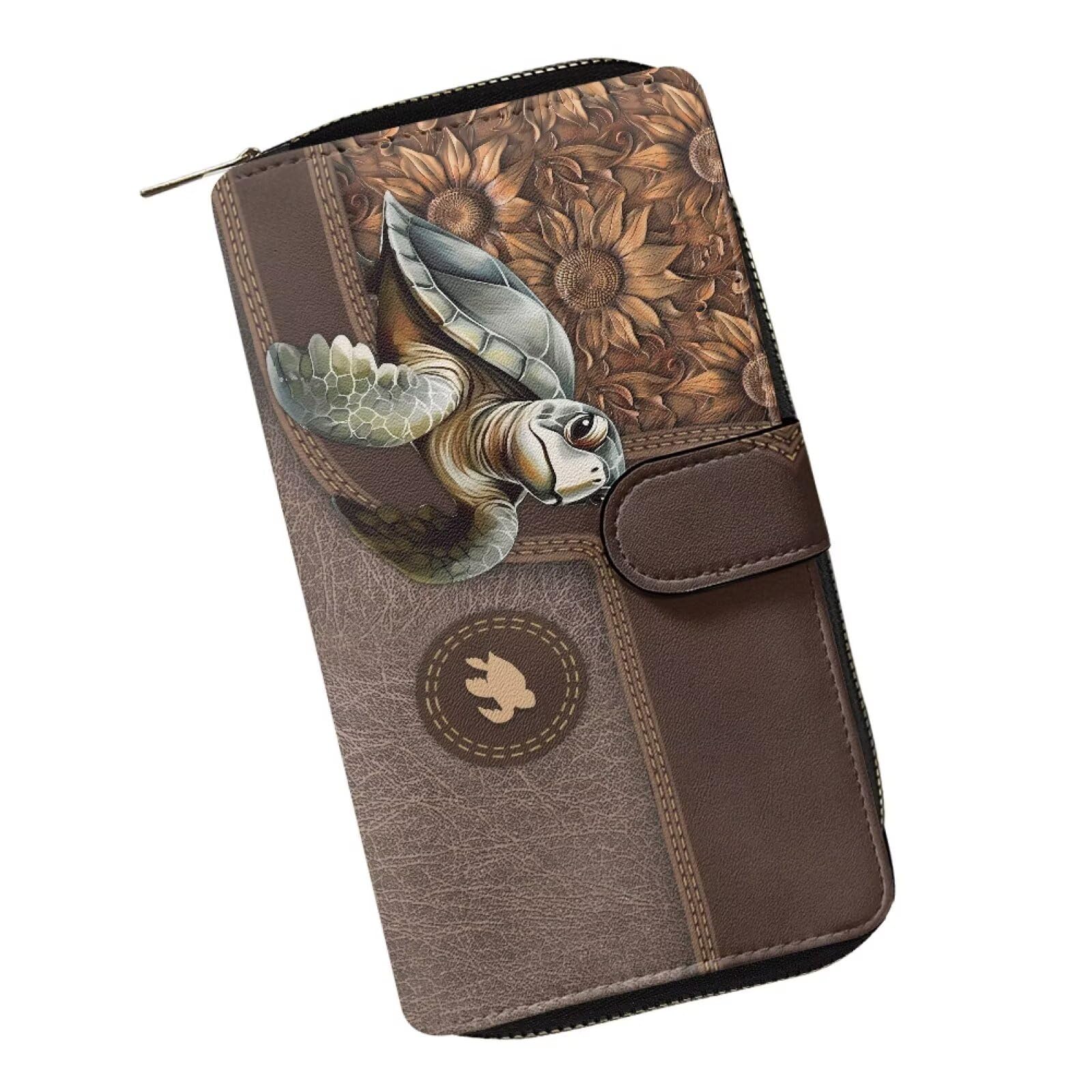 COEQINE Ladies Wallets Pink Leopard Heart Black Printed Leather Phone Long Clutch Purses Check Coin Change Holder