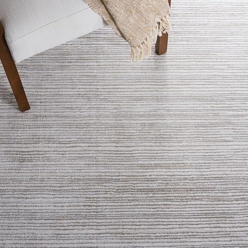 Vista 374 de SAFAVIEH Vision Collection VSN606F - Tapete de 6 pies x 9 pies, crema, moderno, ombré, no desprende pelo, fácil cuidado, para zonas de alto tráfico