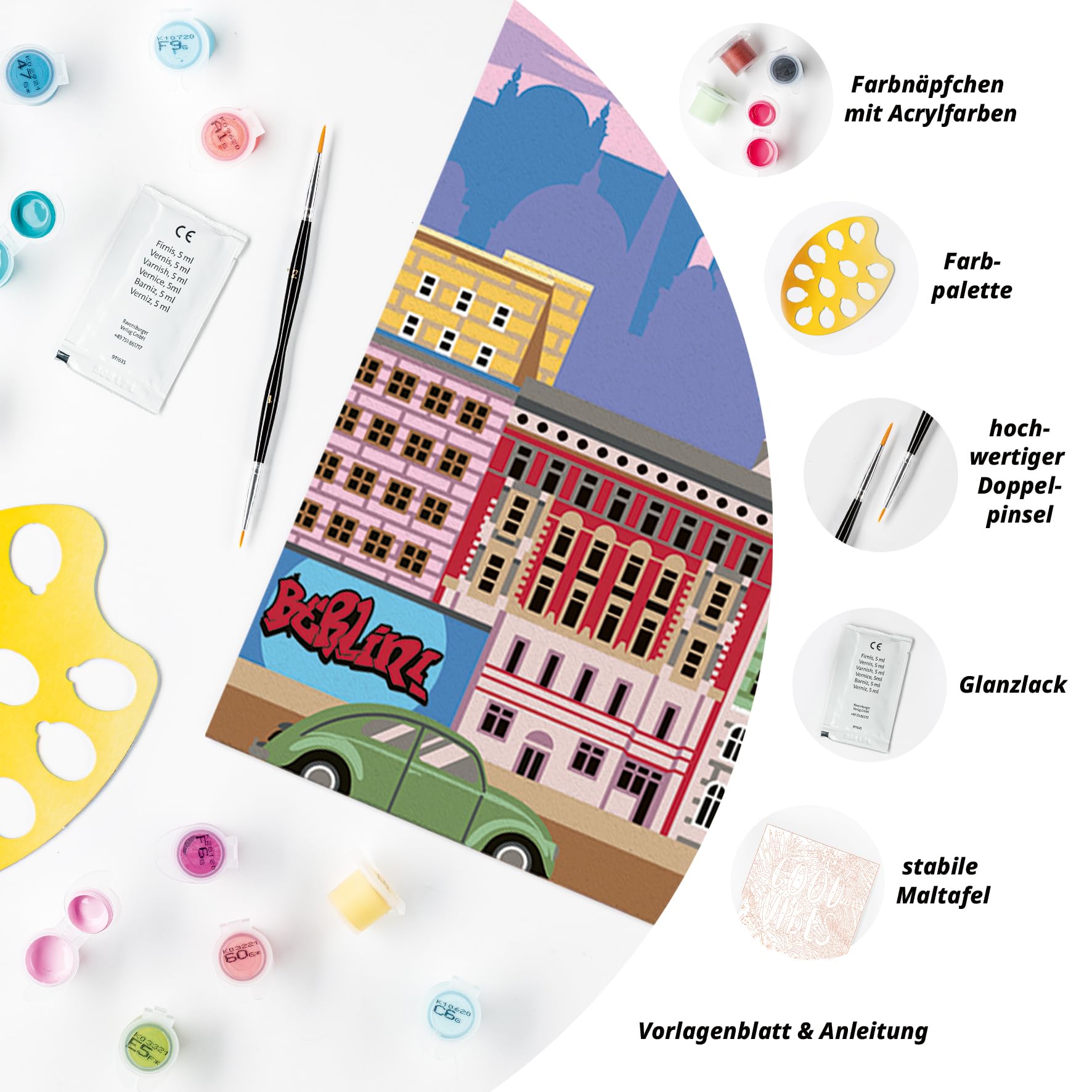 Ravensburger – CreArt 24x30 cm– Sydney – Loisir créatif – Peinture par numéros – Adulte – Activité détente et créative – Dès 12 Ans – 23526 – Version française Ravensburger – CreArt 24x30 cm– Sydney – Loisir créatif – Peinture par numéros – Adulte – Activité détente et créative – Dès 12 Ans – 23526 – Version française