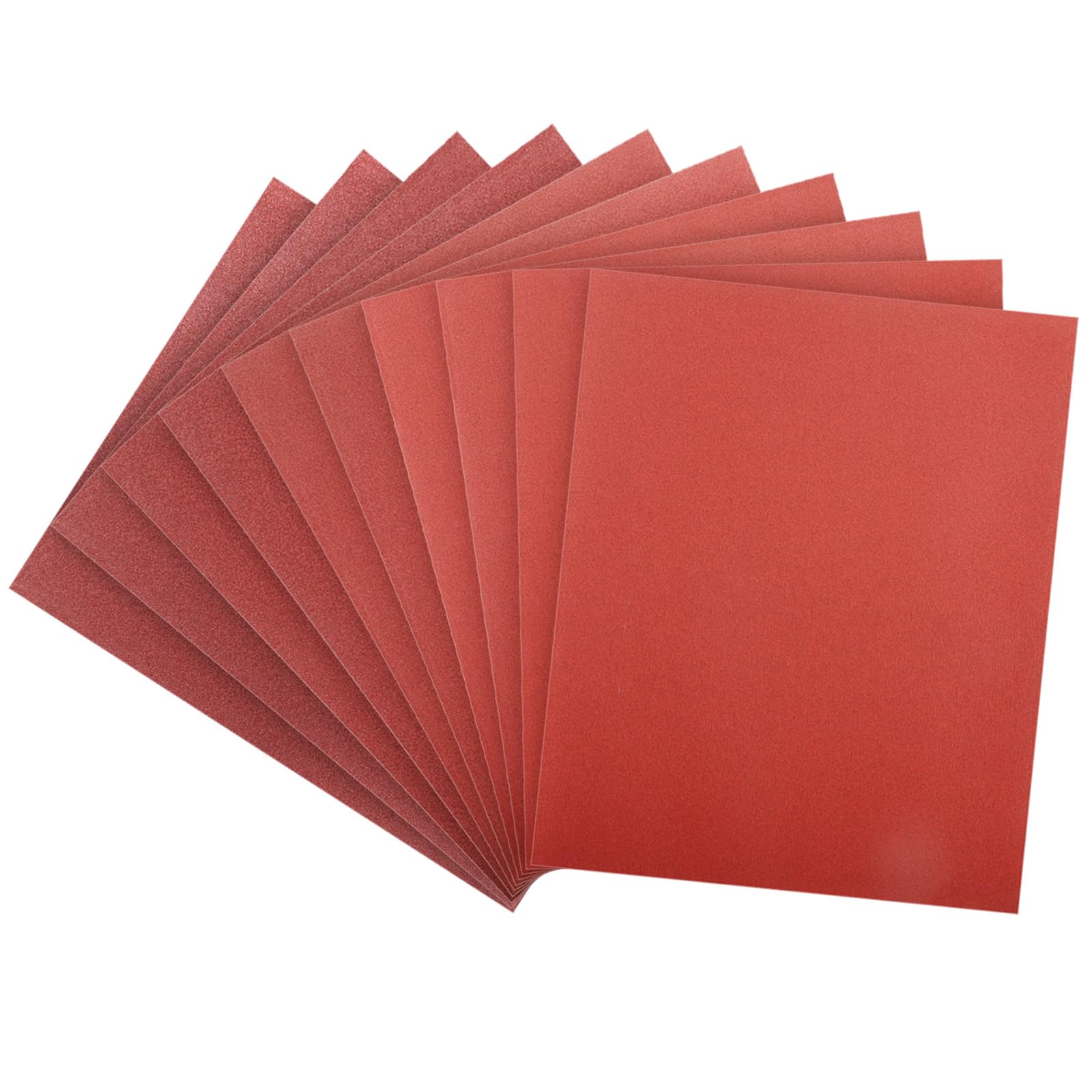 PMIQSA 10 Sheets Sandpaper Set, 80 to 320 Grit, Abrasive Paper for Cars Polishing Metals Walls Wood Furniture Sanding, Sanding Paper 9x11 Inch (230x280mm) โ image 1