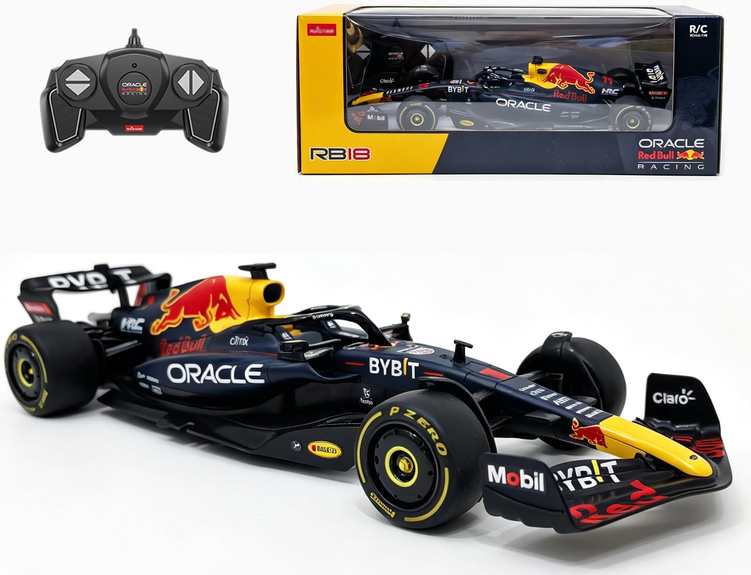 Officially Licensed 1/18 RC Car for RedBull F1 Racing Model with DIY Decals
