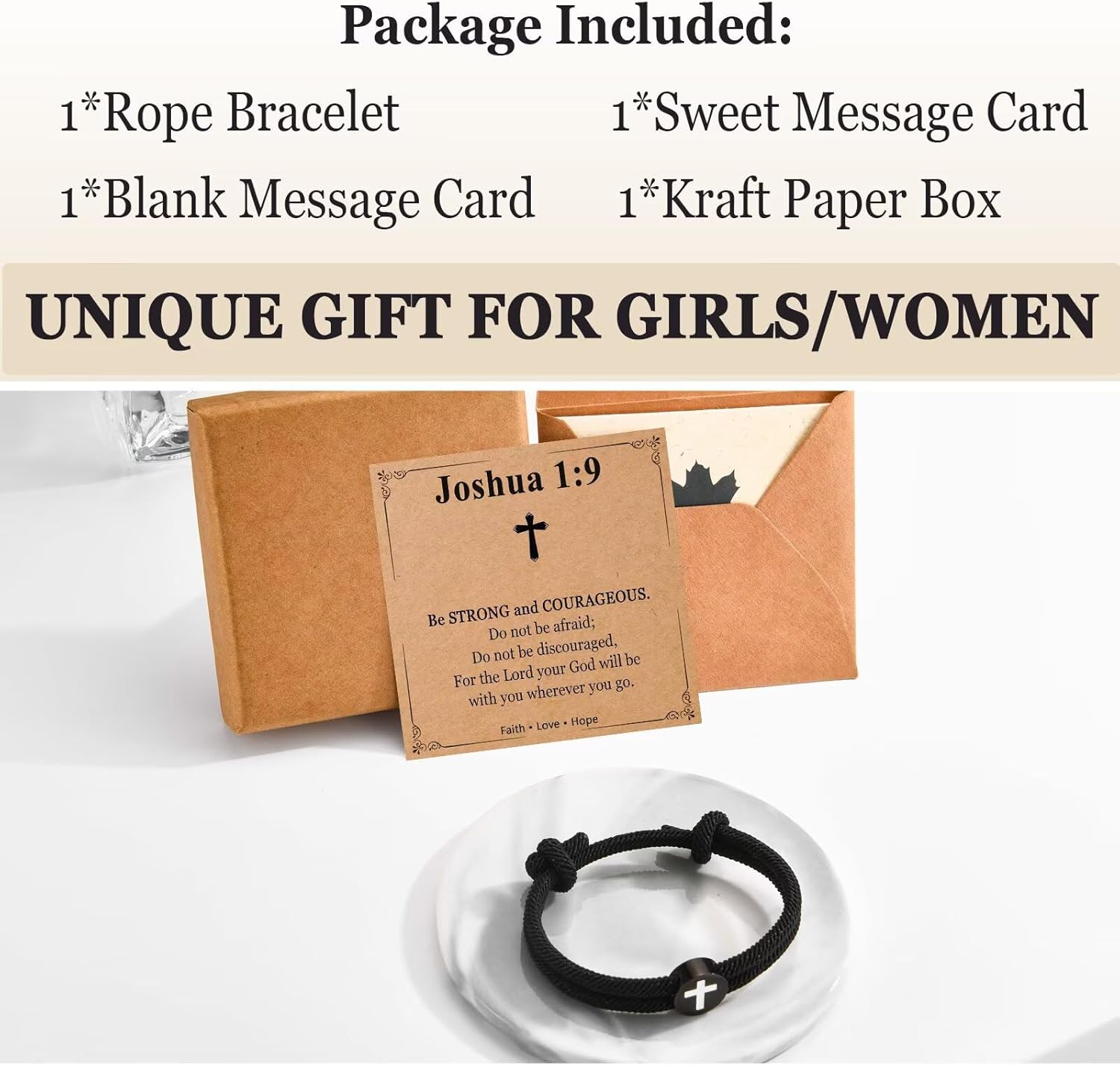 Christian Gifts Cross Bracelet for Teen Boys Men Christmas, Birthday, Baptism, Communion Jewelry for Him - Image 6