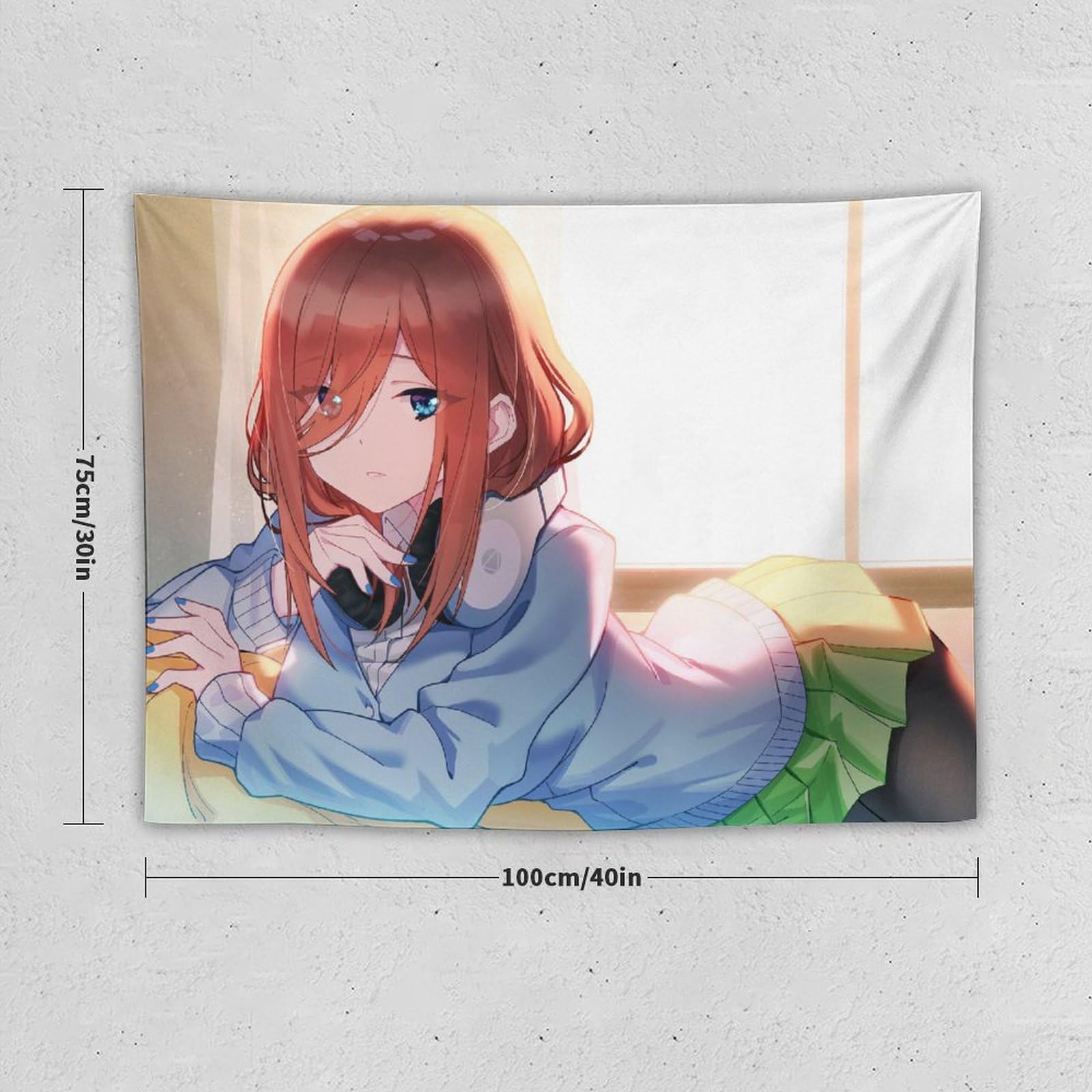 五等分の花嫁 中野三玖 タペストリー 五等分の花嫁∽ タペストリー 中野三玖 | 五等分の花嫁∽ | シャフト