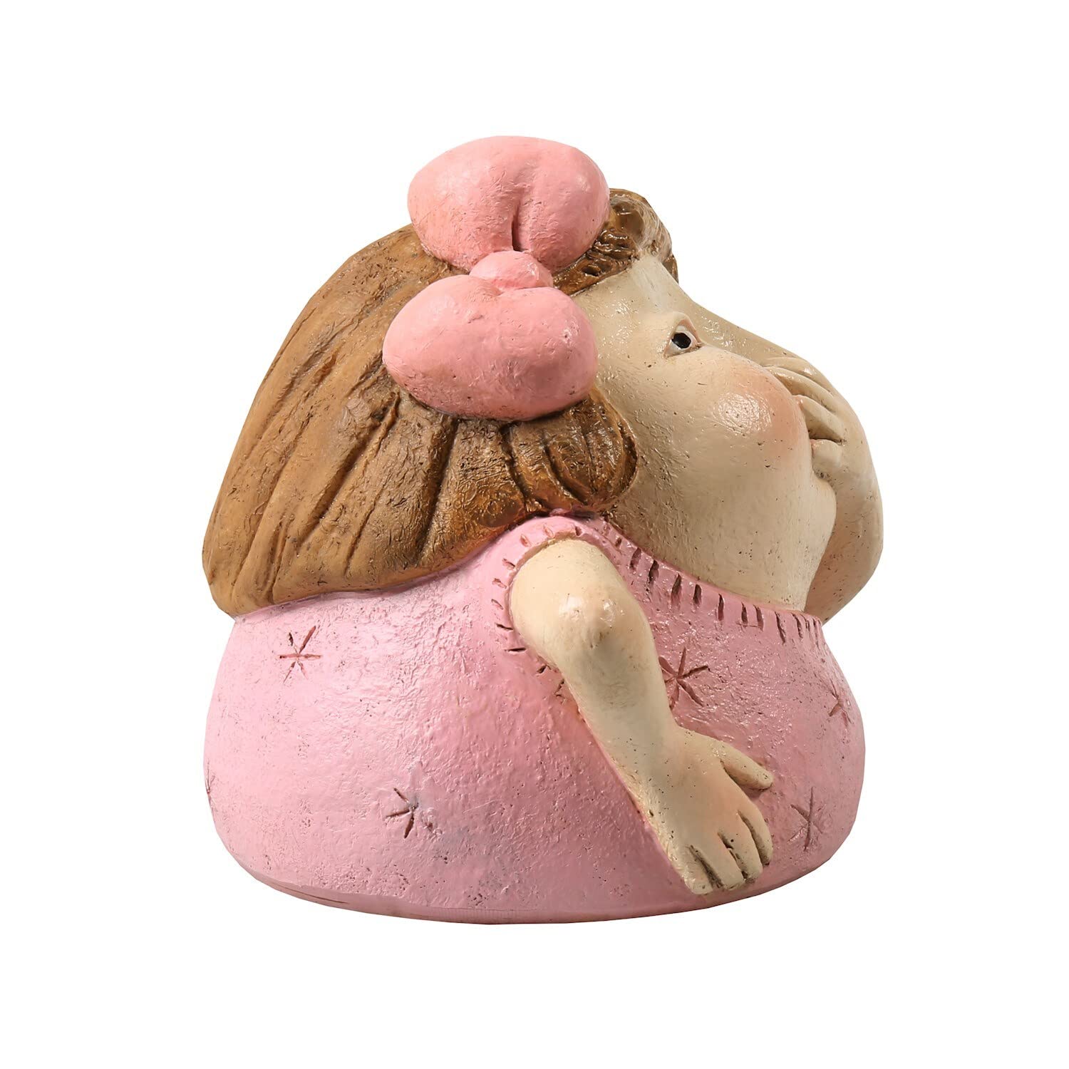 Buy ART & ARTIFACT Girl Holding Nose Sculpture Primitive Kitschy