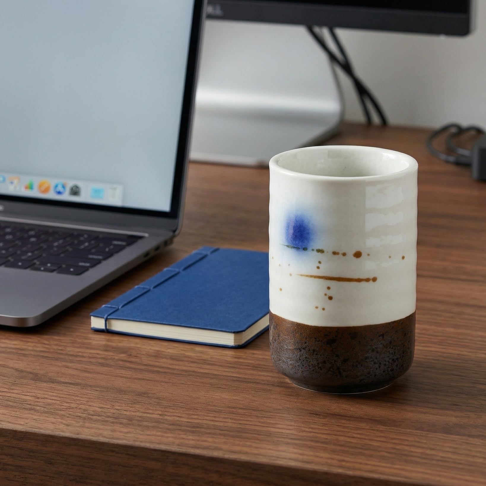 iplusmile Japanische Teetasse Aus Keramik, Handbemalter Teebecher Für Grünen Tee, Mikrowellen- Und Spülmaschinenfest, Dekorativer Wasserbecher Für Zuhause Und Büro