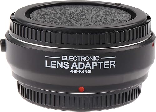 Adaptador de montaje de lente AF de enfoque automático electrónico para cuatro tercios (4/3) de montaje de lente a micro cuatro tercios (MFT, M4/3)