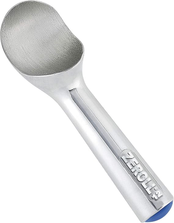Zeroll 1012 Original Ice Cream Unique Liquid Filled Heat Conductive Handle Simple, 3-Ounce, Silver & Original Tubmate Aluminum Ice Cream Spade, 9-Inch, Silver