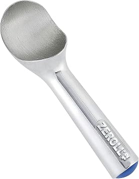 Zeroll 1012 Original Ice Cream Unique Liquid Filled Heat Conductive Handle Simple, 3-Ounce, Silver & Original Tubmate Aluminum Ice Cream Spade, 9-Inch, Silver