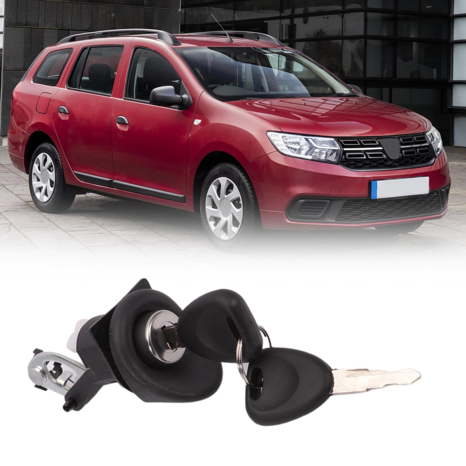 Barillet De Coffre Avec Clés-Sans Poussoir Pour RENAULT TWINGO 1.2 03