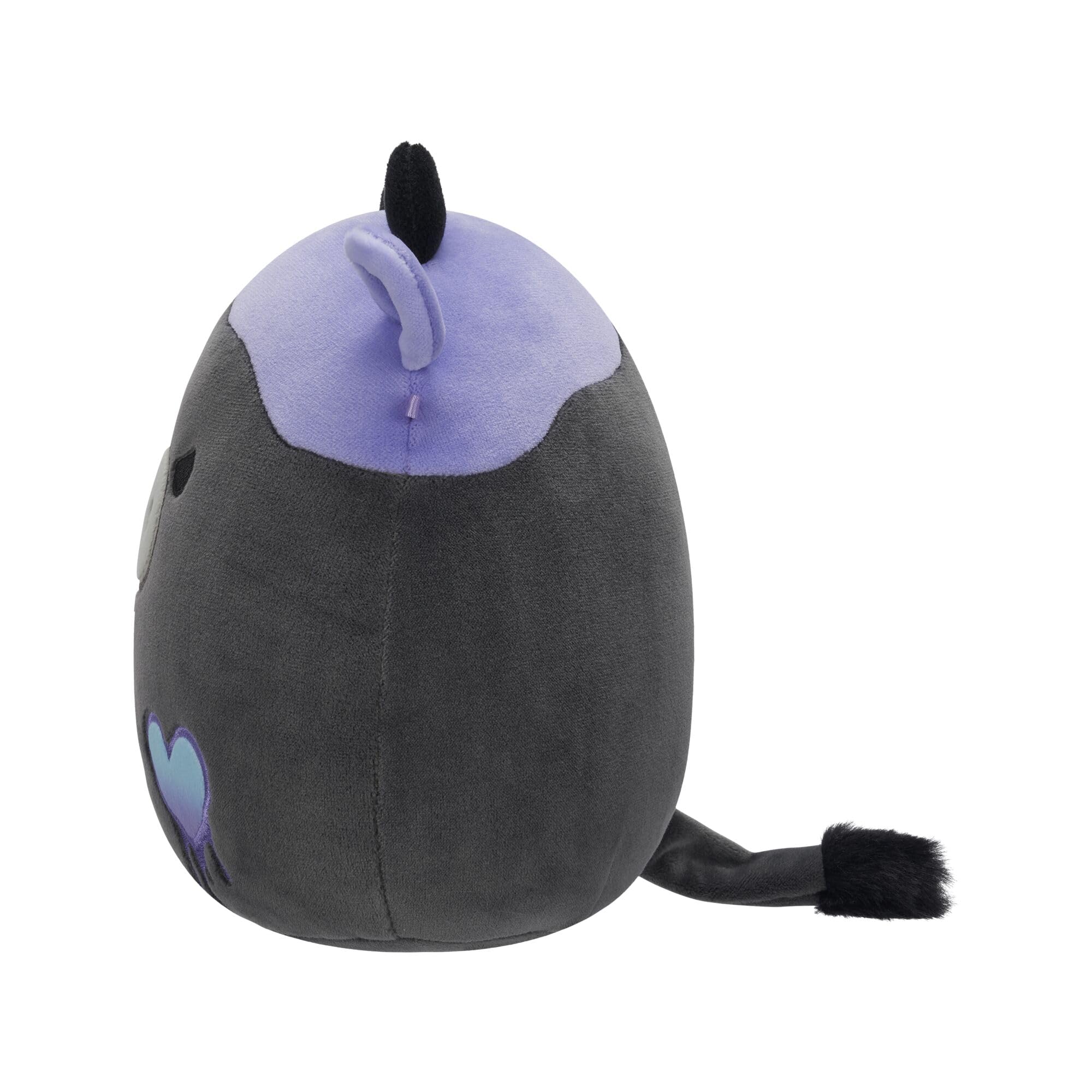 Squishmallows Original 7.5-Inch Smithereens the Charcoal Cow - Valentine's Plush, 7.5 inches - Image 4