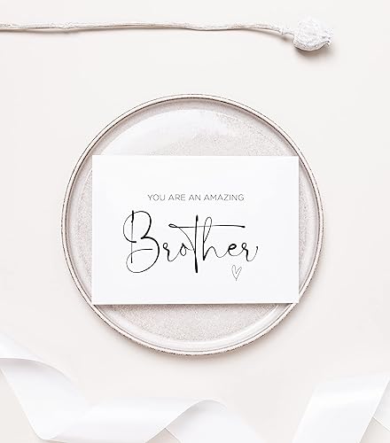 Miniatura 3 de Revelación de embarazo para hermano, tío para ser, regalos de anuncios de bebés para hermanos Nuevo mejor tío, Estamos teniendo un bebé, tarjetas de