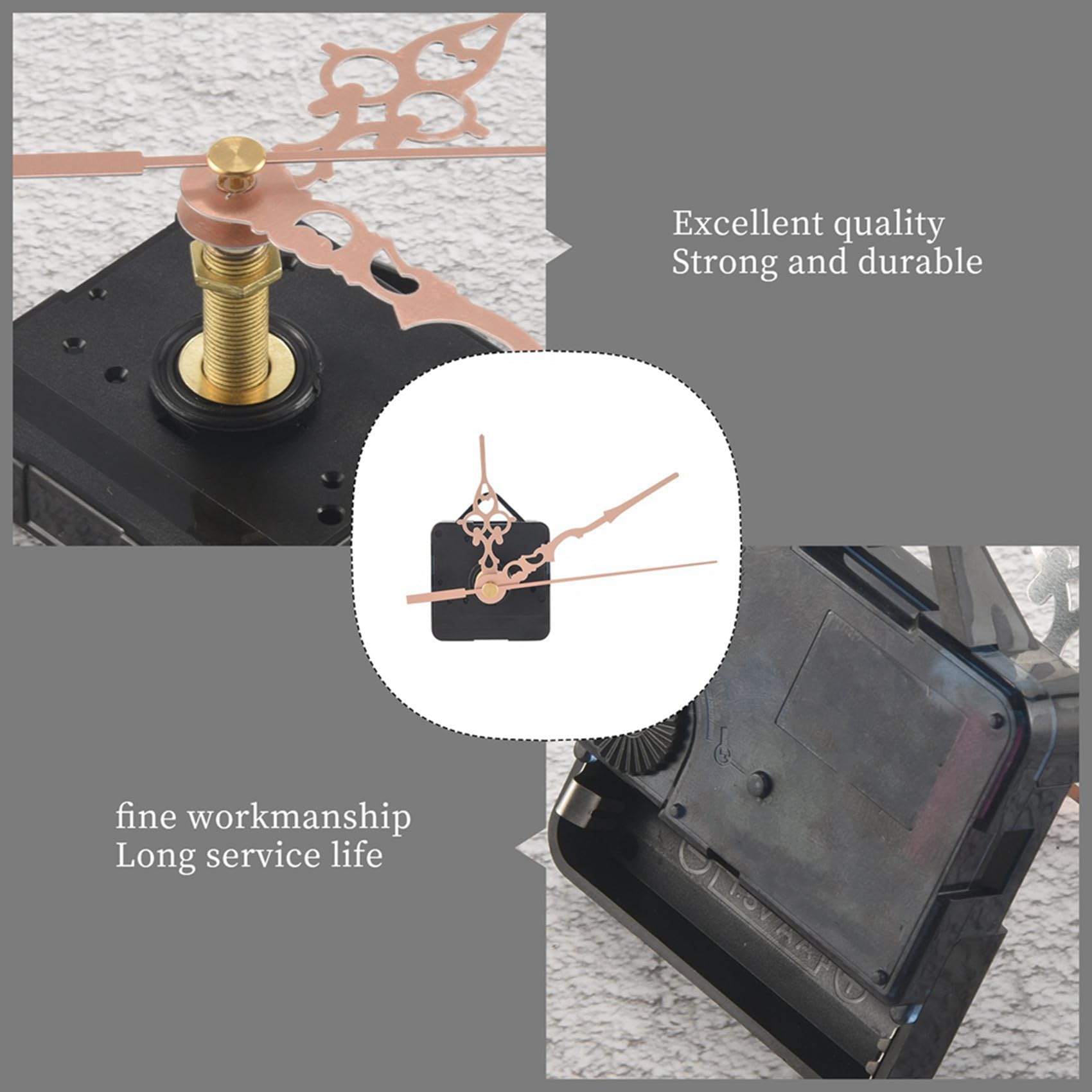 20 Pezzi 31 mm Albero Lungo DIY Meccanismo di Movimento 'Orologio al Quarzo Kit di Lancette Orologio da Parete Movimento Strumento di Riparazione Parti Accessori