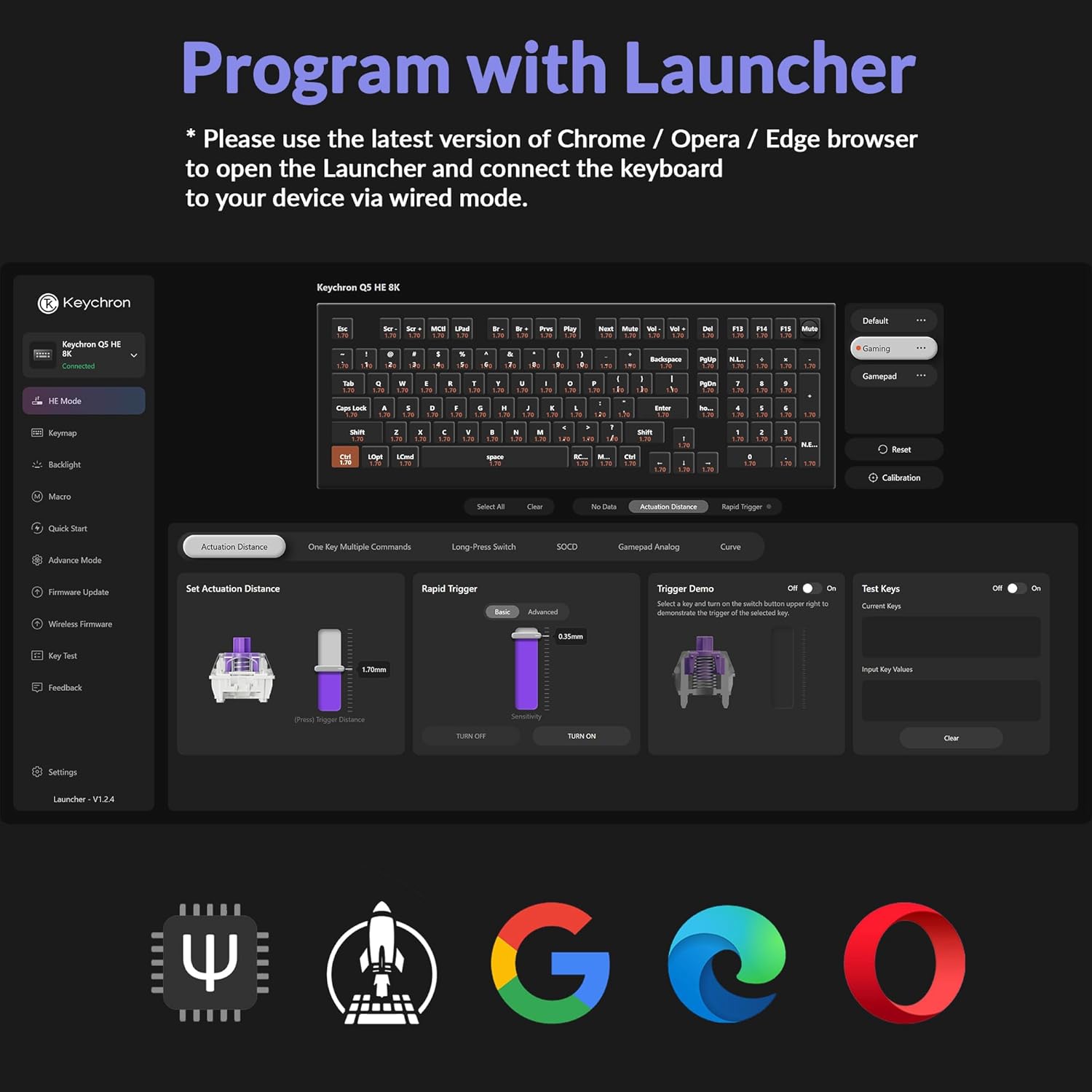 Best Keychron Q5 He 96% 8K Wired Hall Effect Gaming Keyboard, Rap... 2026