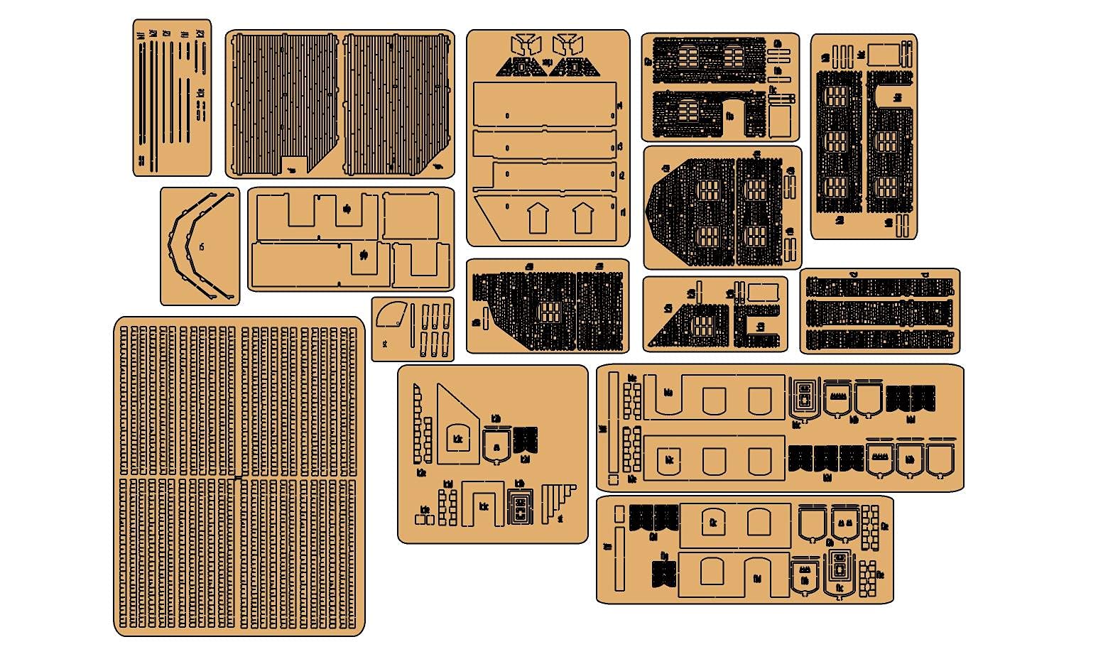War World Gaming Intact Normandy House for Historical Wargames – 28 mm wycinany laserowo MDF budynek