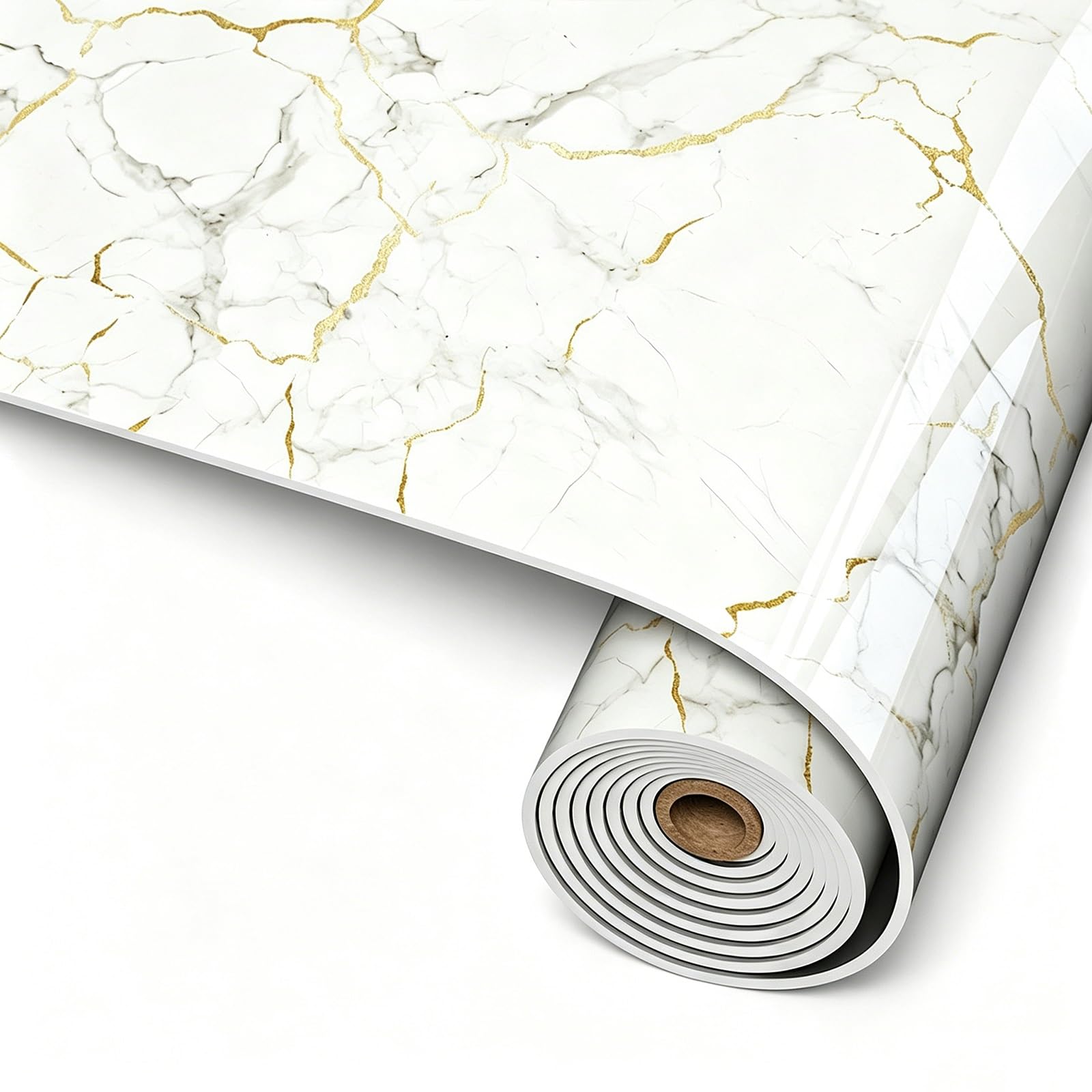 Zynqra E Wallpaper Modern Marbl Contact Paper,Self Adhesiv,For Bedroom Living Room(,L10m/393.7In*W40cm/15.7In)