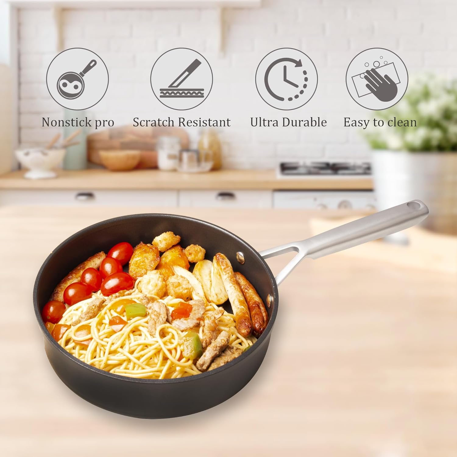 Wodillo Frying Pan: Nonstick, Durable, and Easy to Clean