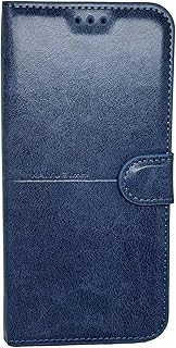 جراب جلدي قلاب مضاد للصدمات متوافق مع اوبو A12 - اوبو F9 من 3mara store (كحلي)