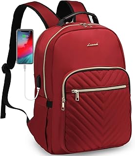 red laptop backpack