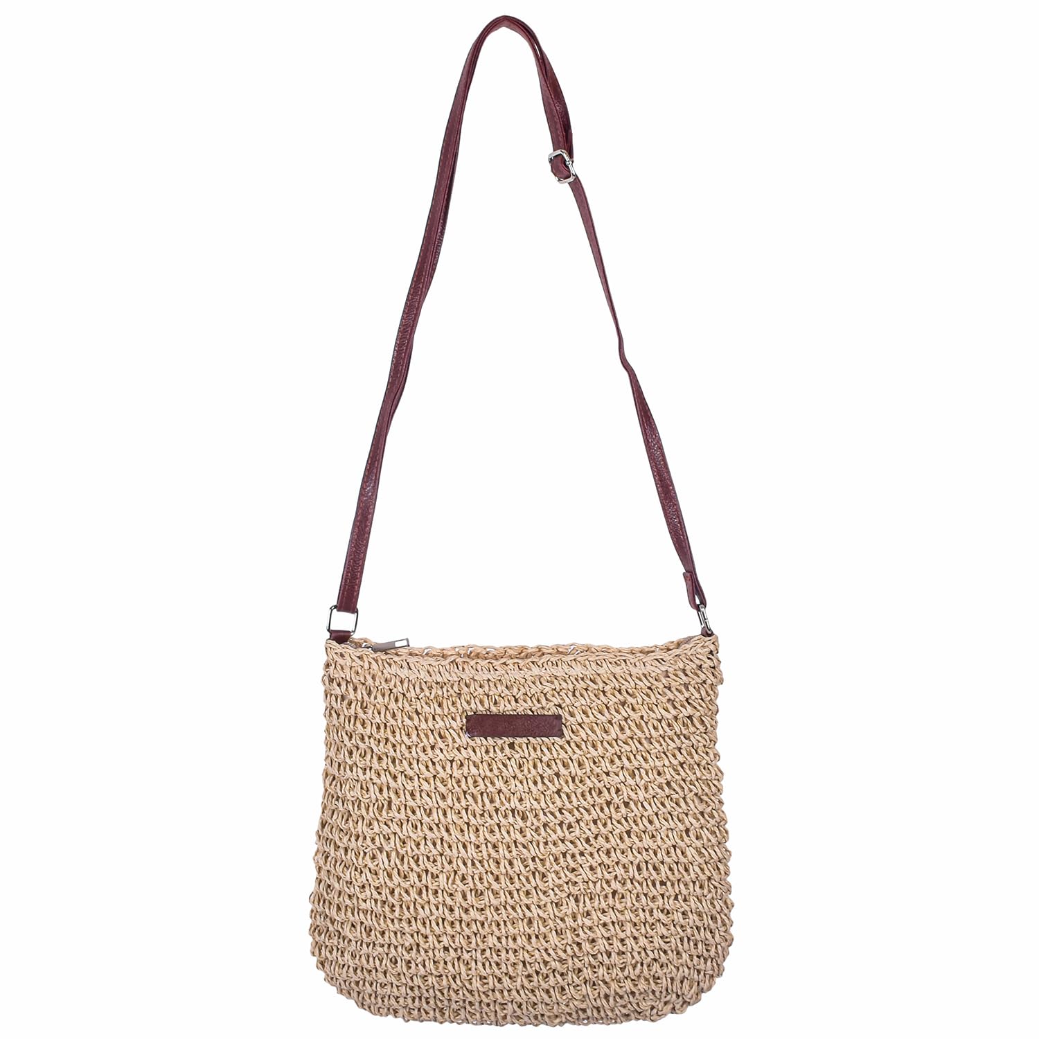 DENOVA Raffia Handbag with Lining | Beach bag, Womens Handbag, Tote Bag | Cream | 29X23 Cm (B0C9TLJQN3) Amazon Price History, Amazon Price Tracker