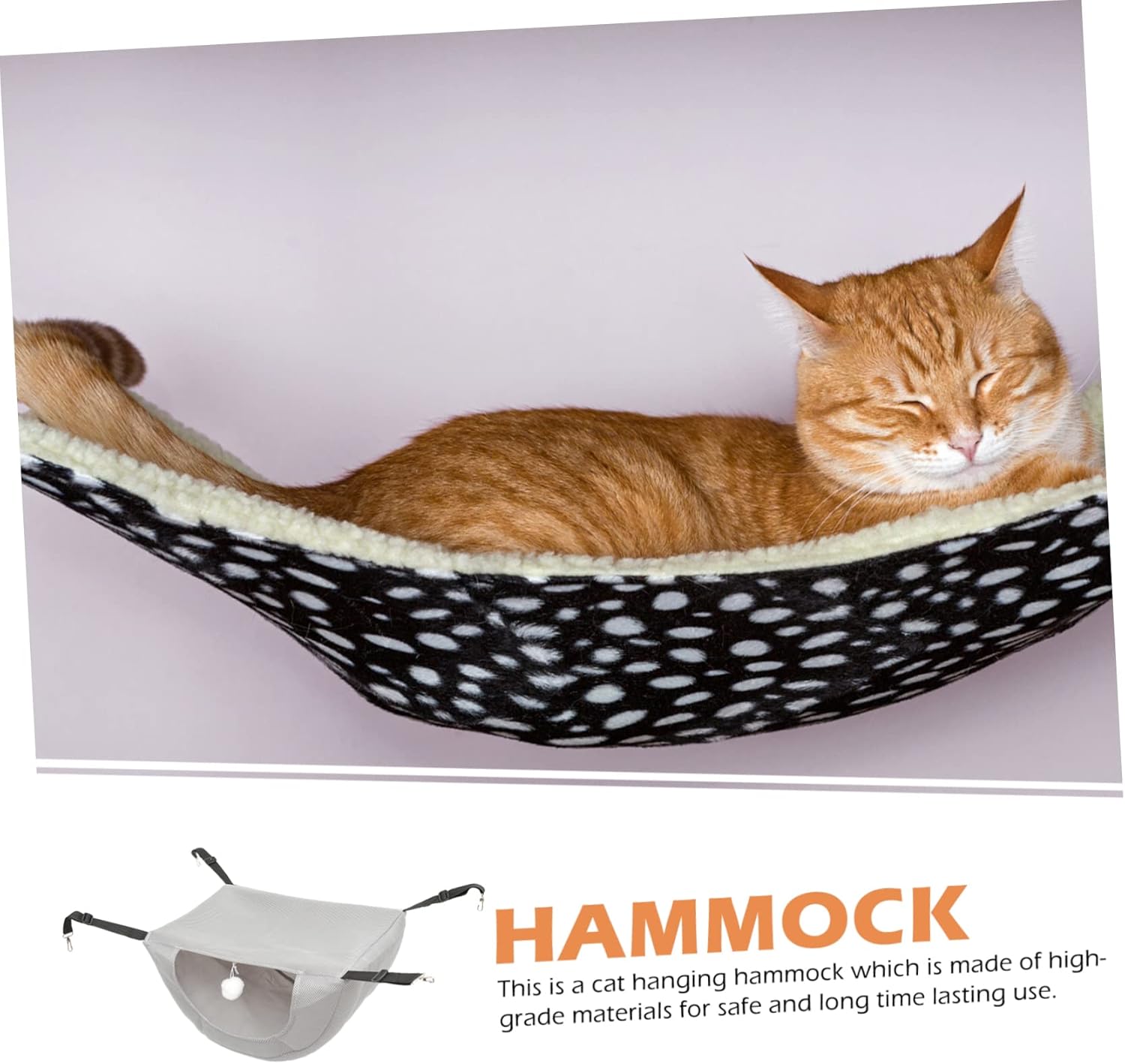 review FRCOLOR 4pcs Cat Hammock Sleeping Hammock Pet Hammock Bed for Cat Pet Hanging Bed Cat Cage Hammock Small Animals Hanging Nests Cat Playing Nest Thick Sandwich Mesh Comfortable Cat Hanging