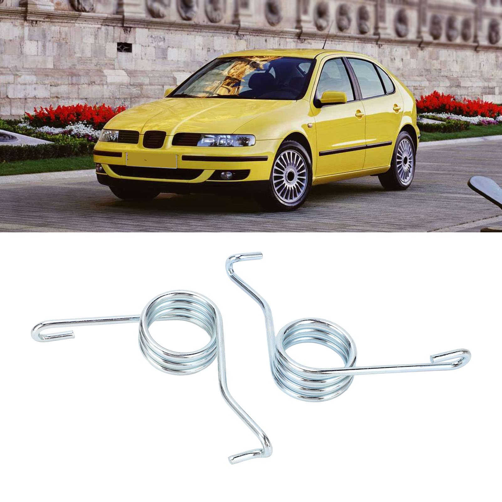 Molla di Ritorno della Leva del Freno di Stazionamento, Molle di Ritorno della Pinza Freno Posteriore Long Life 7H0615295A Rendimento Elevato Standard in Metallo Originale per Auto