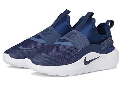 Nike Kids Flex Runner 4 (Big Kid) Kids Shoes Midnight Navy/Midnight Navy/Blue Void : 4 Big Kid M, Textile