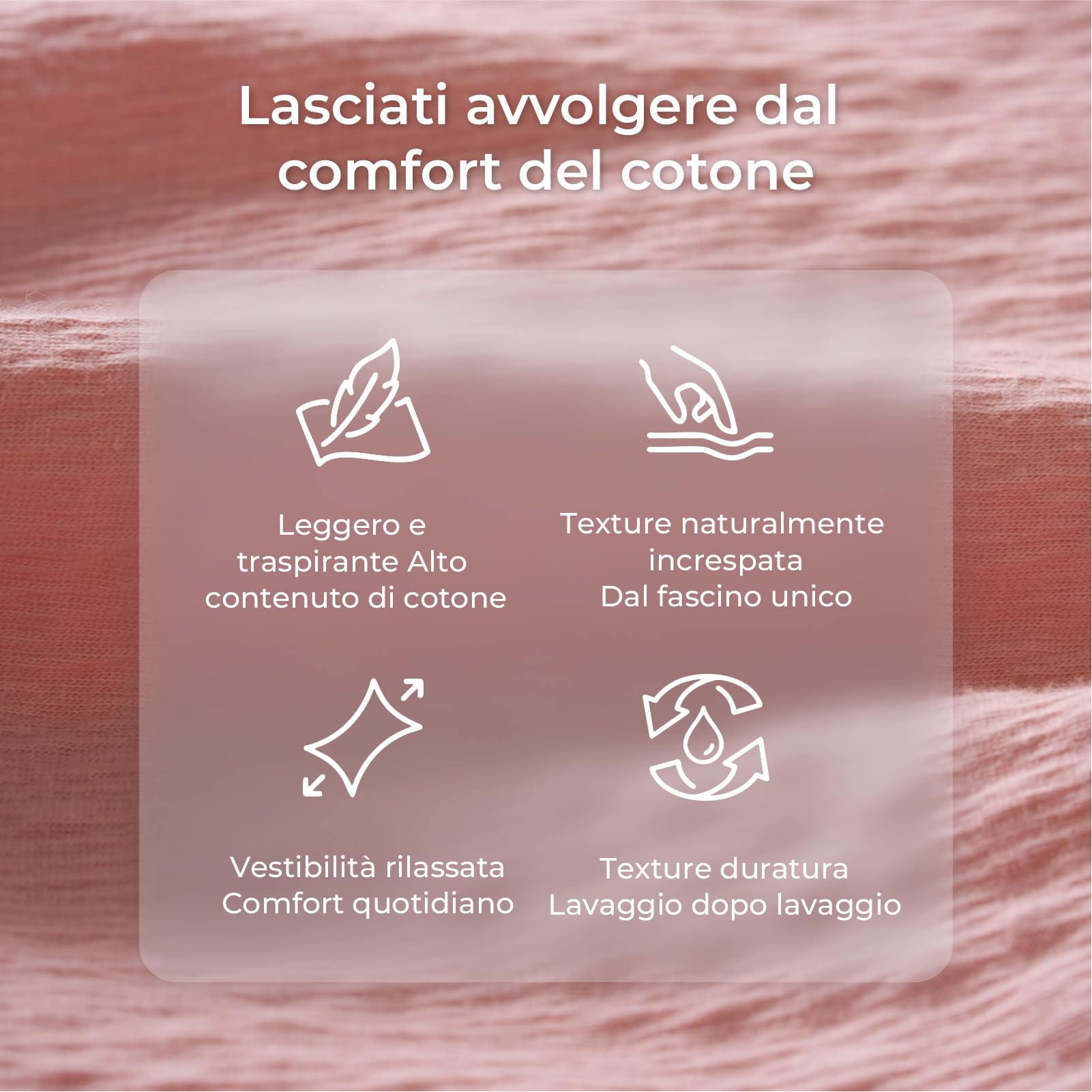 momcozy U Lite Cuscino Gravidanza, Cuscino Premaman Simmetrico per Dormire sul Fianco, Supporto per Pancia, Schiena, Fianchi e Gambe, Tessuto Crêpe di Cotone Elasticizzato, Più Stretto e Leggero