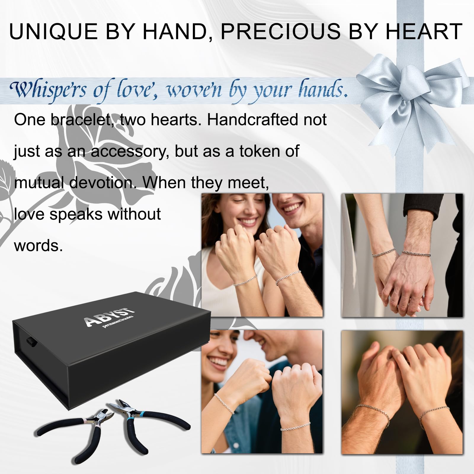 Amazon.com: ABYST Permanent Bracelet Kit for Couples - DIY