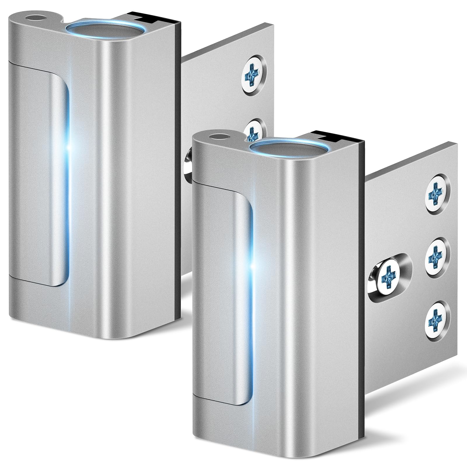 2Pack Front Door Reinforcement Lock for Home Doors Safety, Childproof Door Lock from Inside,Withstand 800 lbs,Easy Installation, Inward Swinging Doors, Childproof, Prevents Unauthorized Entry