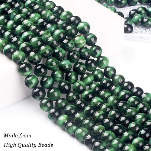 Miniatura 7 de BONNY BOXX - Pulsera de piedras preciosas naturales elásticas curativas, cuentas de piedras semipreciosas de 468mm (0.160.240.32 pulgadas), para