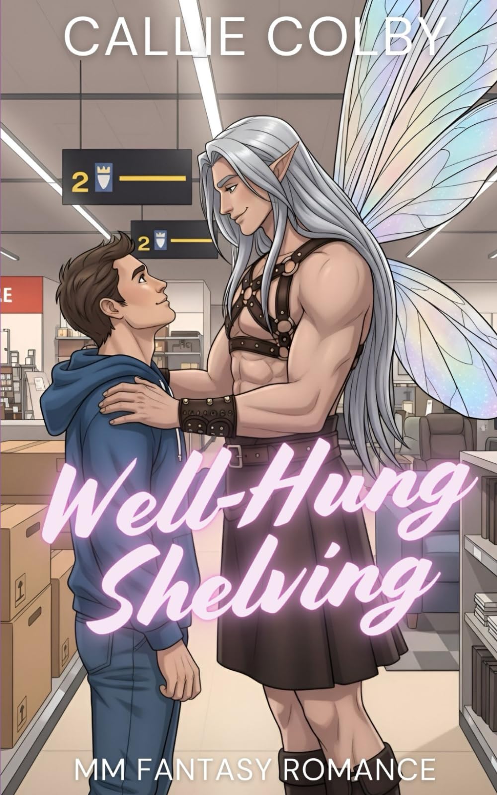 Well-Hung Shelving: MM Fantasy Romance (Wings & Whispers)