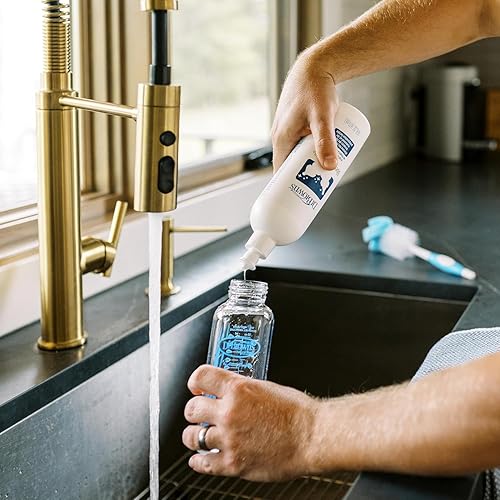 Miniatura 12 de Dr. Brown's Jabón para biberones y platos para biberones y accesorios para bebés, derivado de plantas, sin fragancia