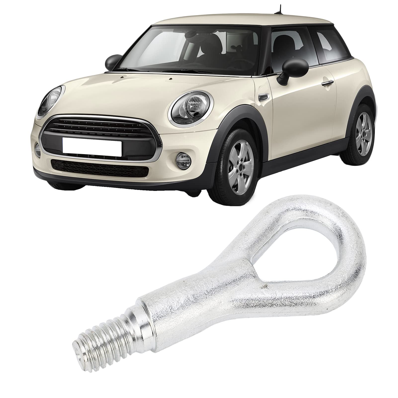 Gancio di traino per rimorchio Anello in lega di acciaio ad alta resistenza di ricambio per 3 E36 E46 7 E38 8 E31 Z3 E36 Smart ForTwo Roadster Montaggio diretto Gancio di traino