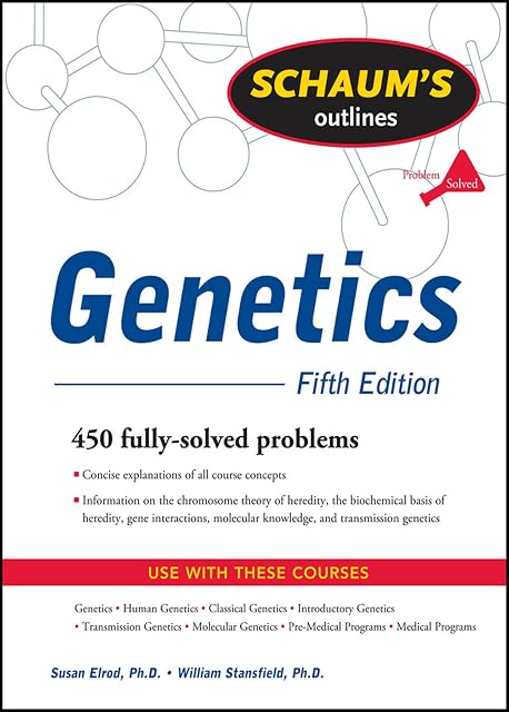 Portada de Schaum's Outline of Genetics, Fifth Edition