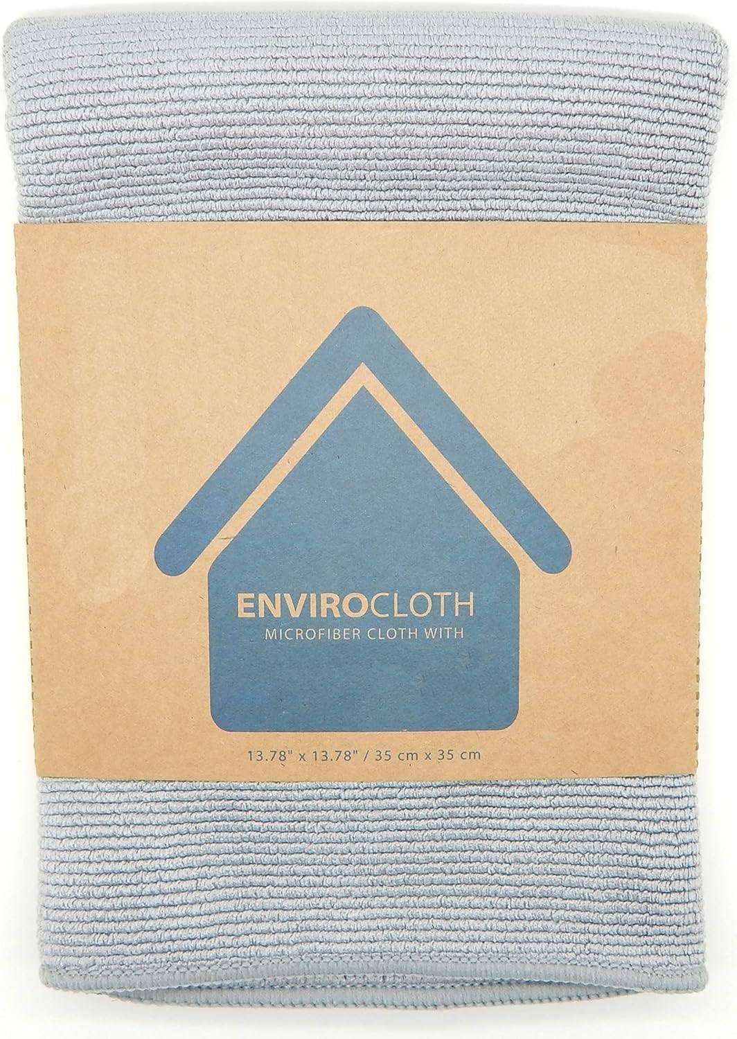 Longmann Enviro Cloth (gris), paño de limpieza multiusos, toalla de limpieza reutilizable, sin rayas y sin rayas. (Enviro 1 unidad)