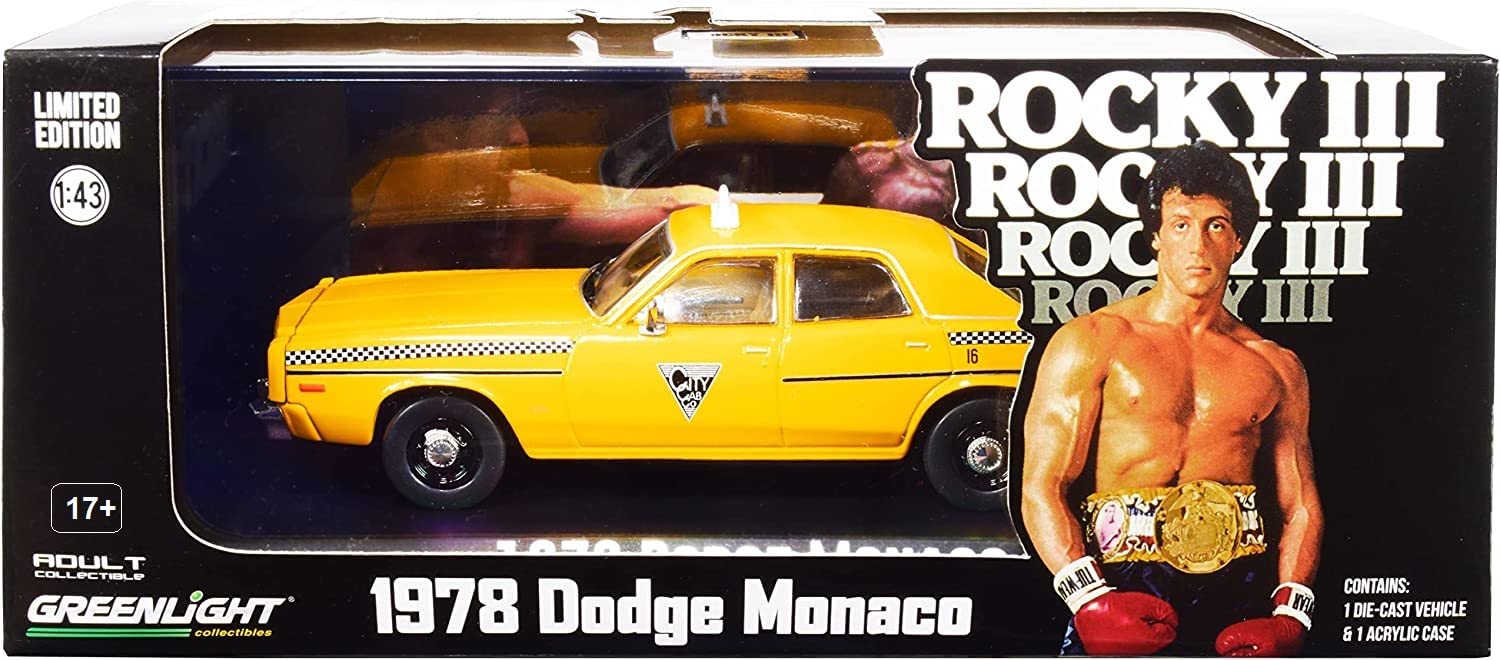 Amazon.com: 1978 Monaco Taxi City Cab Co. Yellow Rocky III (1982